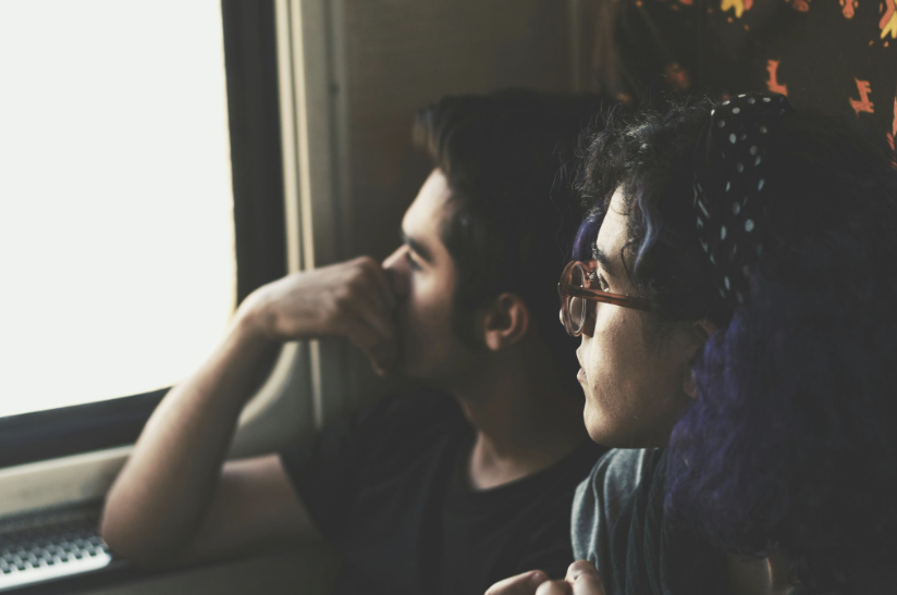 couple staying connected when the world feels overwhelming